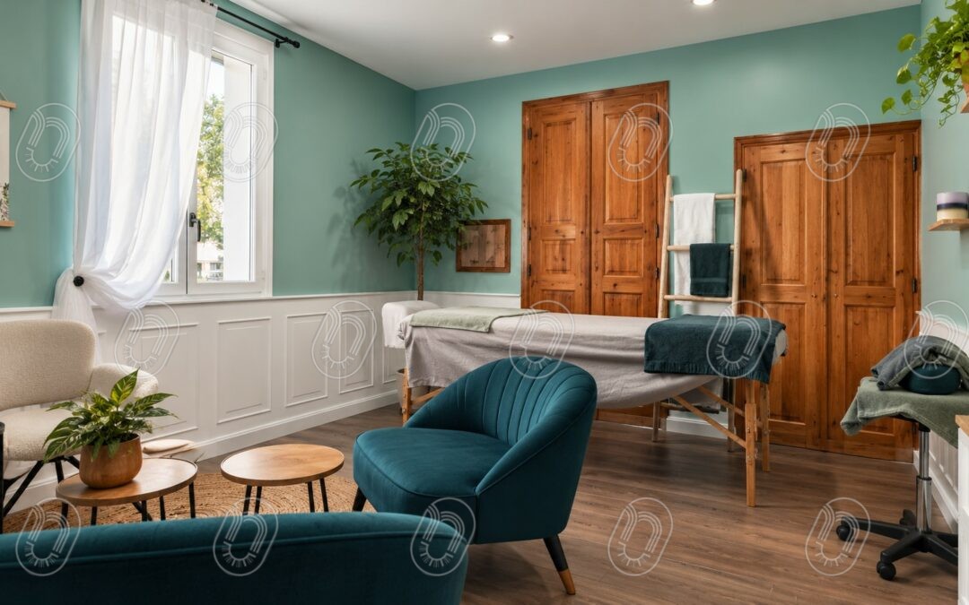 Aménagement et décoration intérieure d’un cabinet de naturopathie à La Motte