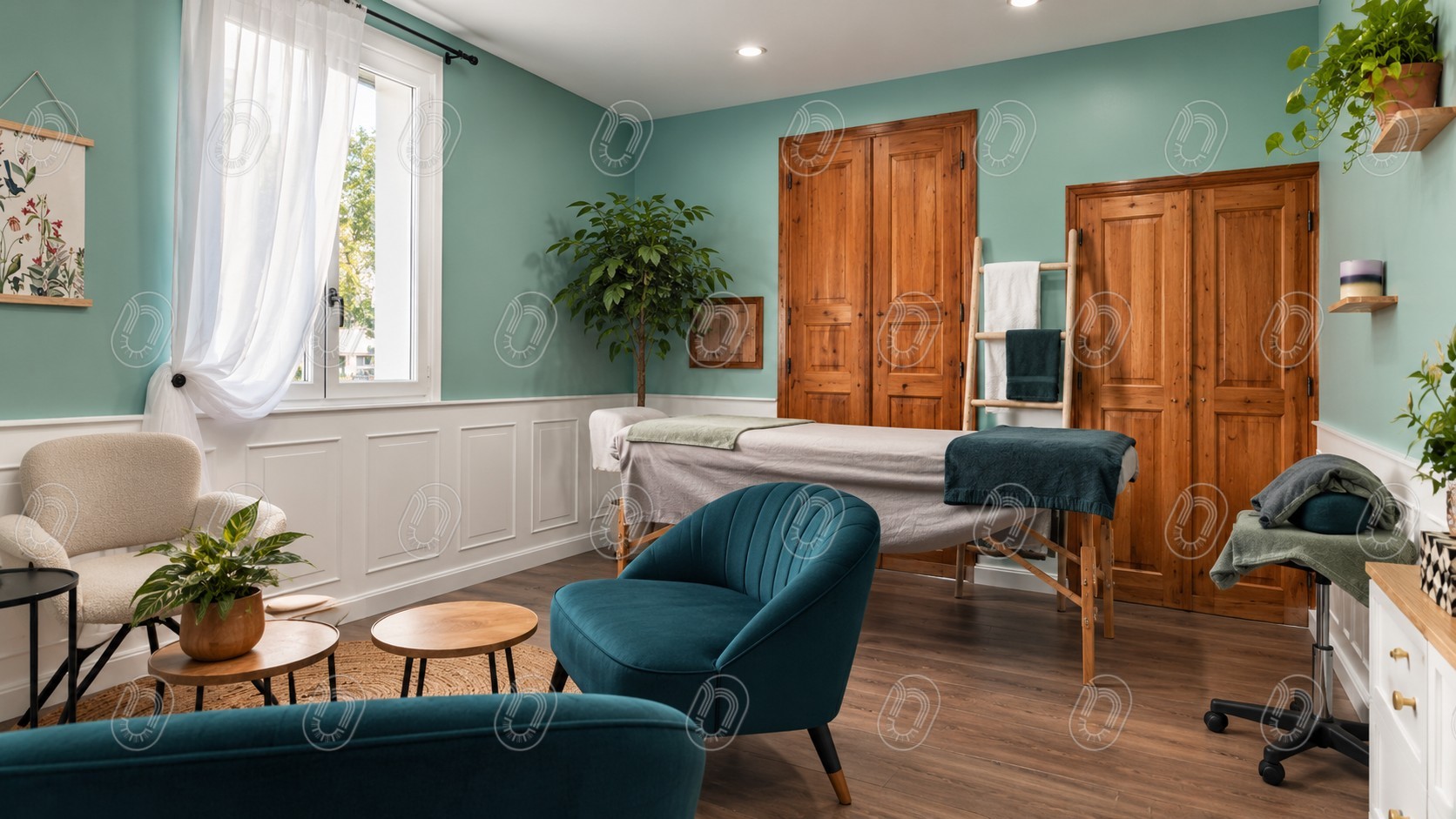 Aménagement et décoration intérieure d’un cabinet de naturopathie à La Motte