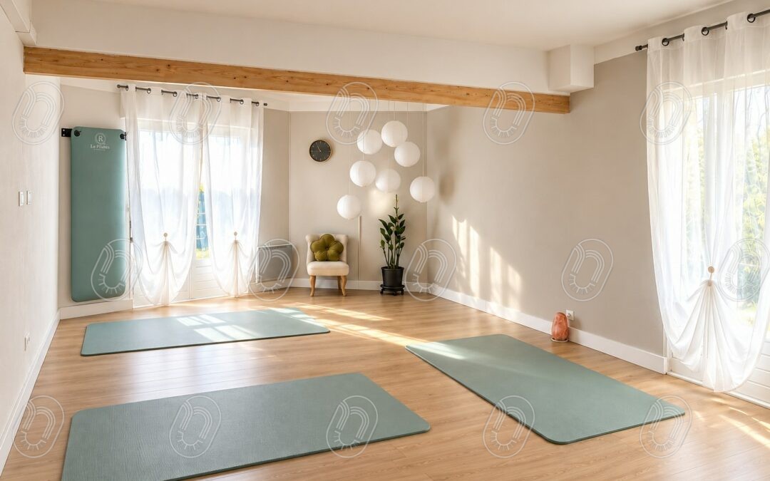 Aménagement intérieur du studio de Pilates Second Souffle à Draguignan