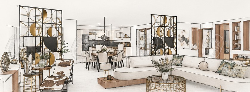 Décoration d'appartement à Puget sur Argens dans le Var