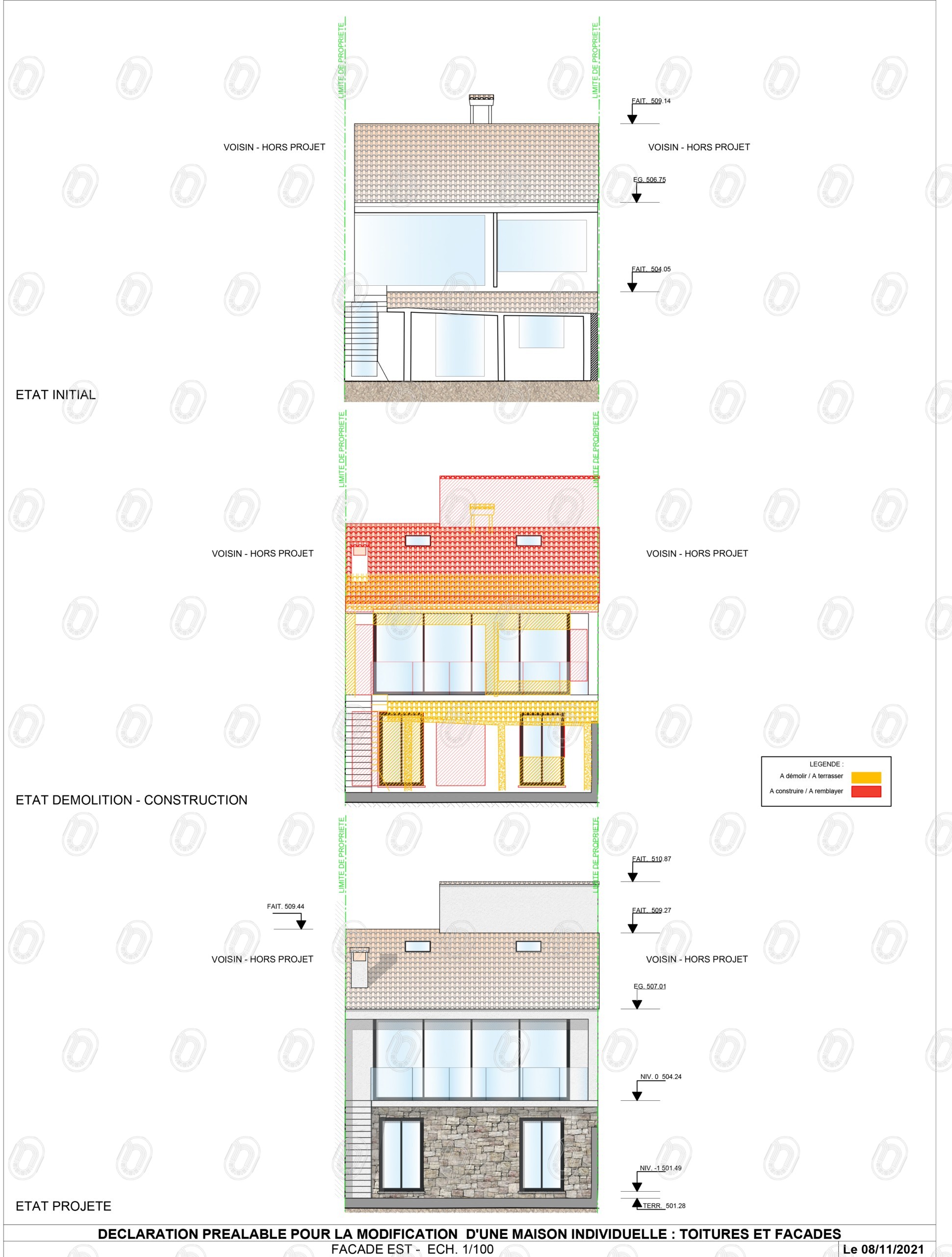 JOUBERJEAN - 2021 11 08 - DP -Façade Couleur EST - au 100 eme A3