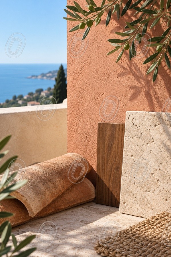 matieres-architecture-mediterraneenne-solea-roquebrune Matières et teintes méditerranéennes du projet Soléa à Roquebrune-Cap-Martin