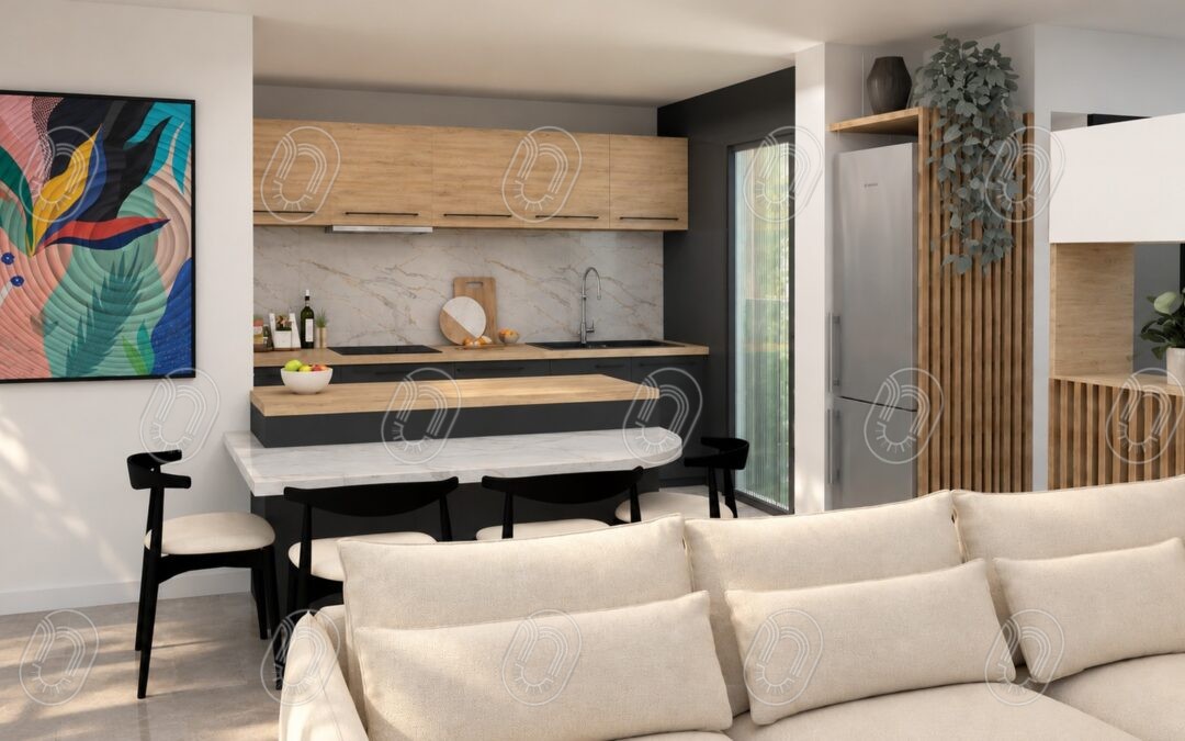 Projet Épure, rénovation et aménagement intérieur d’un appartement à Draguignan