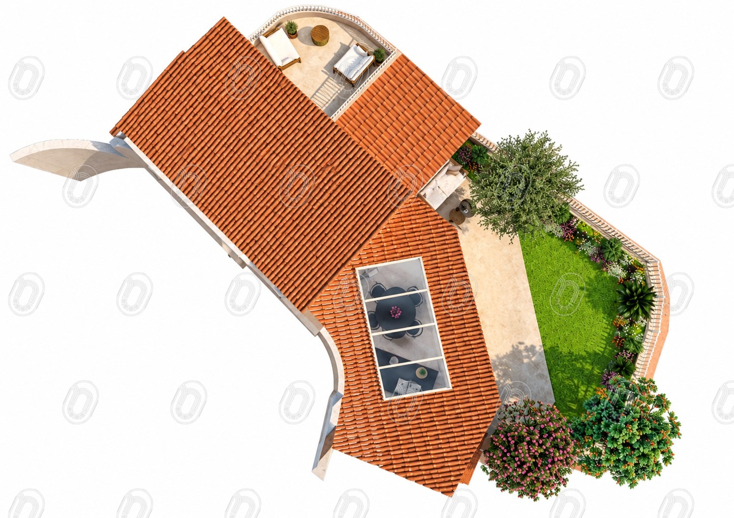 vue-aerienne-projet-solea-roquebrune-cap-martin-moins-500ko Vue aérienne 3D du projet d’agrandissement et de surélévation d’une maison à Roquebrune-Cap-Martin